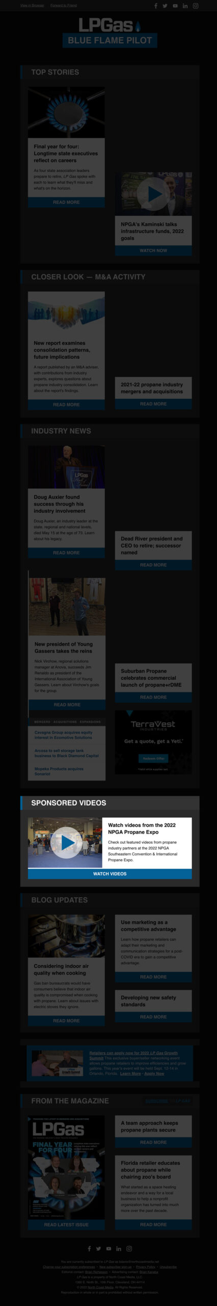 Video Spotlight in eBlast