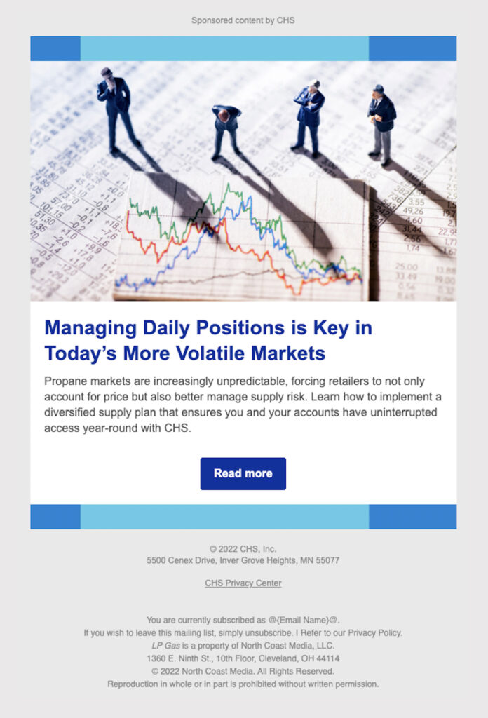 Web Sponsored Content e-Blast